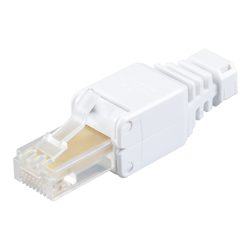 Ceanglóir RJ45 Gan Uirlis Cat5e Gan Sciath RJ-688Y-C5E