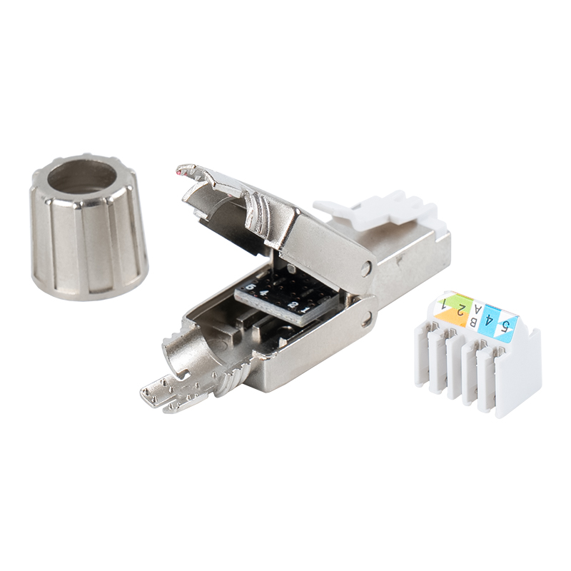 Ceanglóir RJ45 gan Uirlis Sciath Cat7 RJ-G40S-1-C7 Ceanglóir RJ45 gan Uirlis Sciath Cat7 RJ-G40S-1-C7