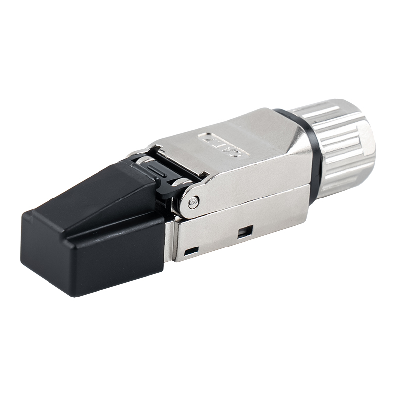 Ceanglóir RJ45 Gan Uirlis Sciath Cat6A (le clúdach plaisteach) RJ-G70S-C6A Ceanglóir RJ45 Gan Uirlis Sciath Cat6A (le clúdach plaisteach) RJ-G70S-C6A