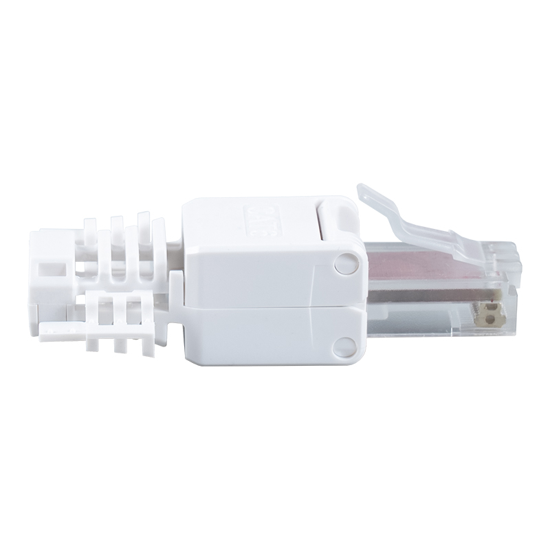 Ceanglóir RJ45 Gan Uirlis Gan Sciath Cat6 (le sciatháin) RJ-688X-C6 Ceanglóir RJ45 Gan Uirlis Gan Sciath Cat6 (le sciatháin) RJ-688X-C6