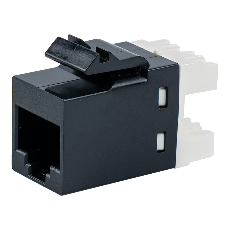 Cat6 Gan sciath 180° Modúlach Jack SM-2027H8C6