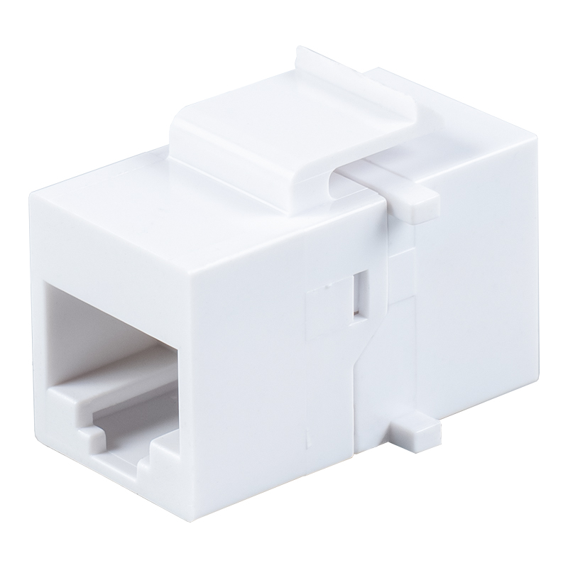 Cúplóir Inlíne RJ45 Gan Sciath C6A (le ceithre lúibíní beaga) SM-2033C6A Cúplóir Inlíne RJ45 Gan Sciath C6A (le ceithre lúibíní beaga) SM-2033C6A