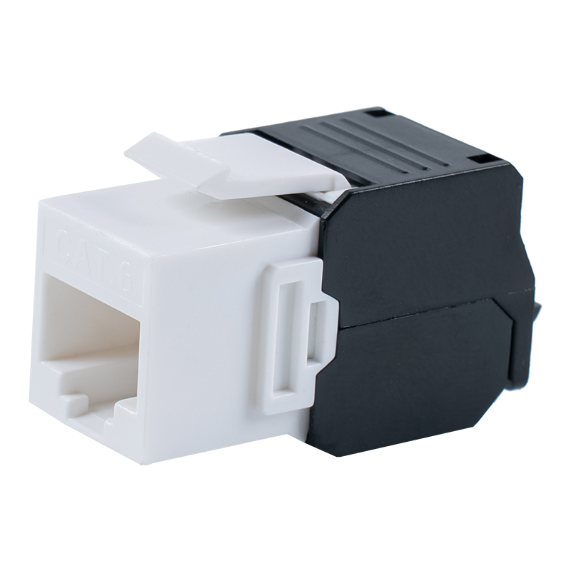 Cat6 Jack Modúlach 180° Gan Uirlis (cineál smeach-oscailte) SM-2336H8C6
