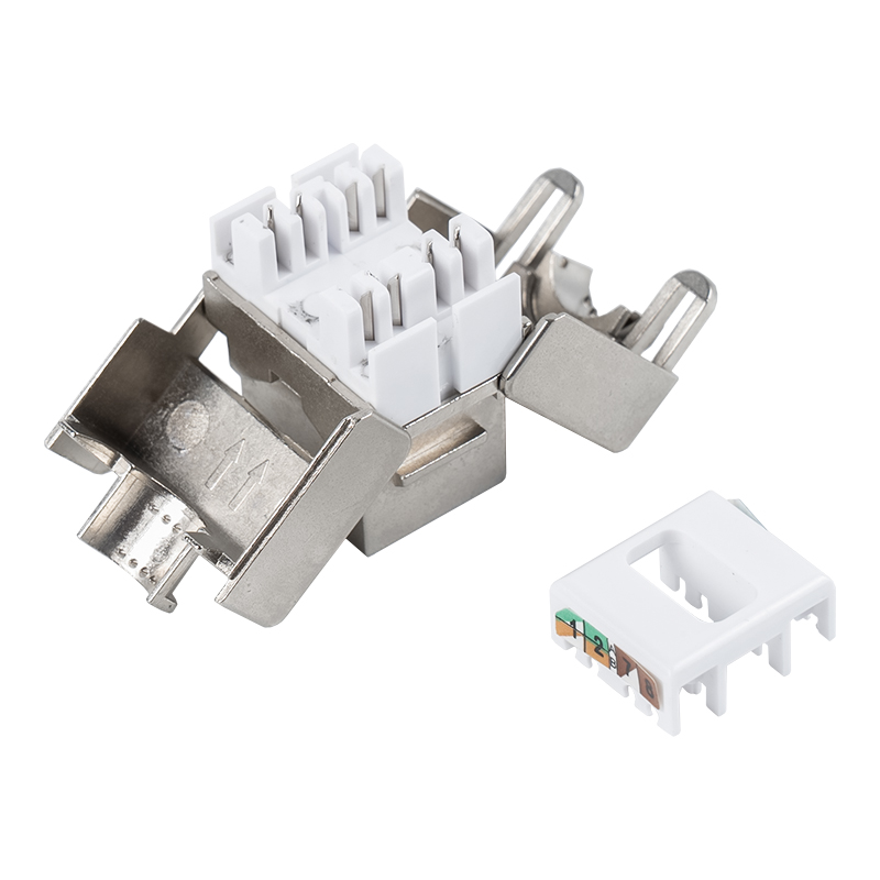 C6A Sciaththa 180° Jack Keystone Gan Chur (cineál smeach-oscailte) SM-2336SH8C6A C6A Sciaththa 180° Jack Keystone Gan Chur (cineál smeach-oscailte) SM-2336SH8C6A