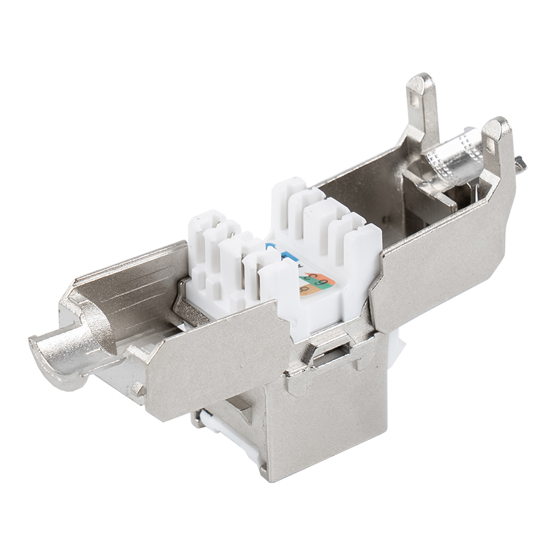 C6A Sciaththa 180° Jack Keystone Gan Chur (cineál smeach-oscailte) SM-2336SH8C6A C6A Sciaththa 180° Jack Keystone Gan Chur (cineál smeach-oscailte) SM-2336SH8C6A