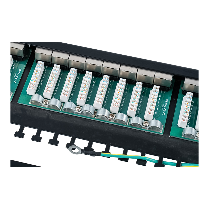 Catagóir 6 Painéal paiste 24-port 19-orlach 1U sciath SP-3217SK24-C6A Catagóir 6 Painéal paiste 24-port 19-orlach 1U sciath SP-3217SK24-C6A