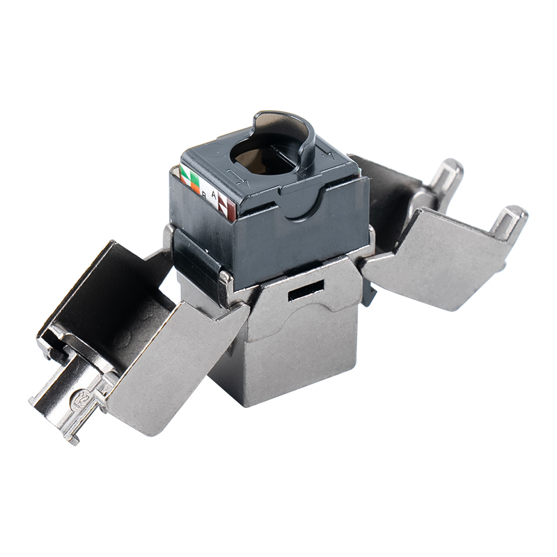 C6A Sciaththa 180° Jack Keystone Gan Chur (cineál smeach-oscailte) SM-2336SH8C6A C6A Sciaththa 180° Jack Keystone Gan Chur (cineál smeach-oscailte) SM-2336SH8C6A