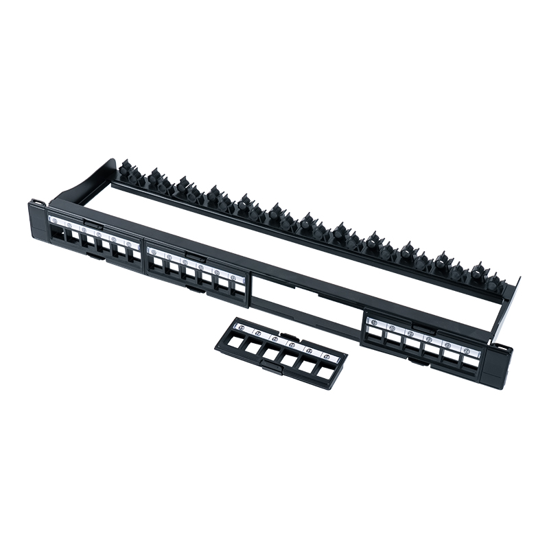 Feiste raca neamhshielded 19-orlach 1U 24-port (fuinneog inbhainte) SP-3404-24P