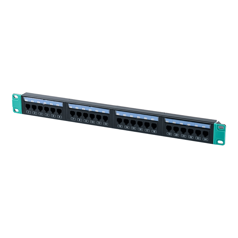 Raca neamhshielded 19-orlach 1U 24-port (le stoc cárta plaisteach in-athsholáthair) SP-3406-24P