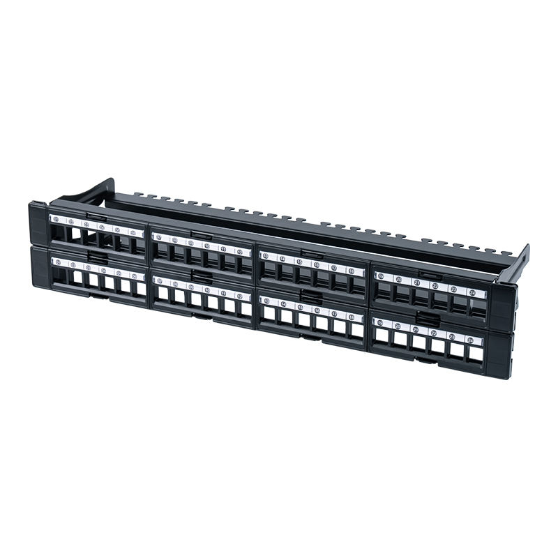 Raca neamhshielded 19-orlach 1U 48-port (fuinneog inbhainte) SP-3408-48P